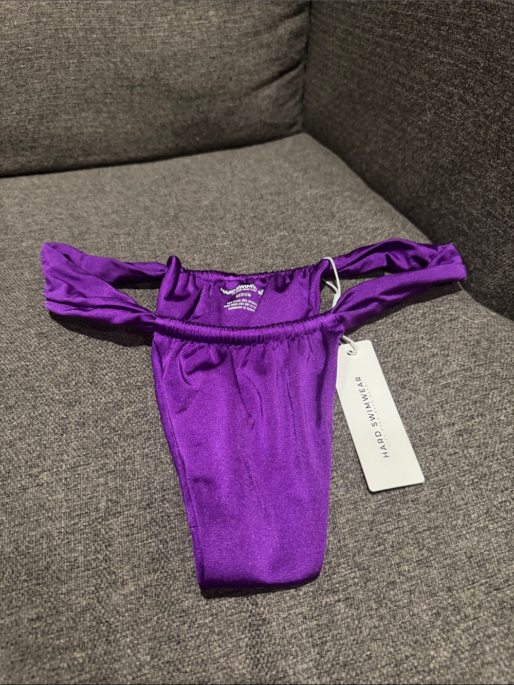 Hard Swimwear Purple bikini bottom M